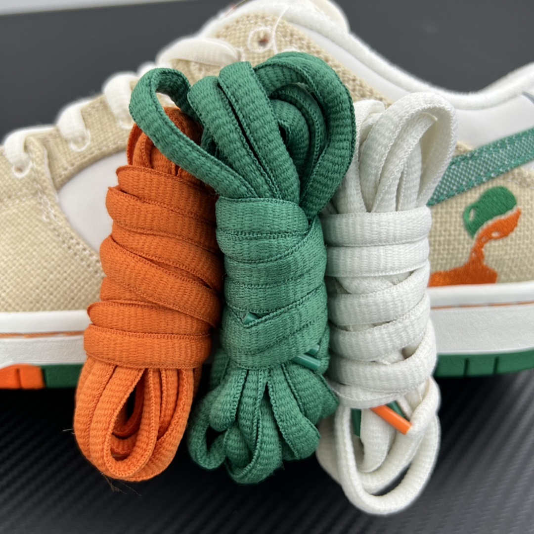 【220Y】【New VT】【FD0860-001 】Jarritos x NK Dunk SB Low "Phantom and Malachite" 汽水 撕撕乐 米白